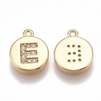 Brass Cubic Zirconia Charms