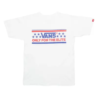 VANS Mens T-Shirt White M