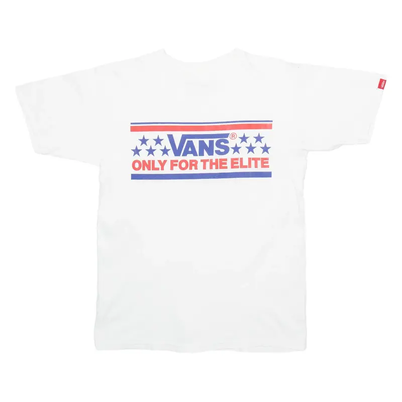 VANS Mens T-Shirt White M