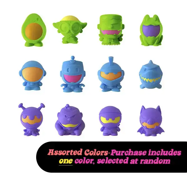 NeeDoh Dohjees Series 2 - Pop, Swap, and Squeeze Fun Creatures with Teenie NeeDoh Inside - 24 Collectible Characters - One Ra...