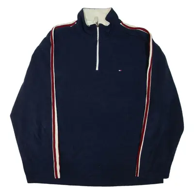 TOMMY HILFIGER Lightweight Mens Pullover Jacket Blue XL