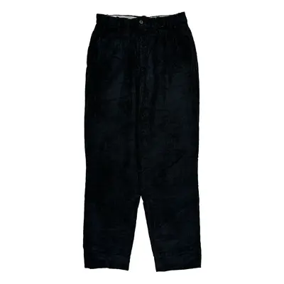 Steel Cord Trousers - 28? Waist Black Viscose Blend