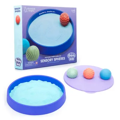 Educational Insights Playfoam Sand Sensory Spheres β Zen Garden & Stress Relief Kit for Kids & Adults, Ages 5+