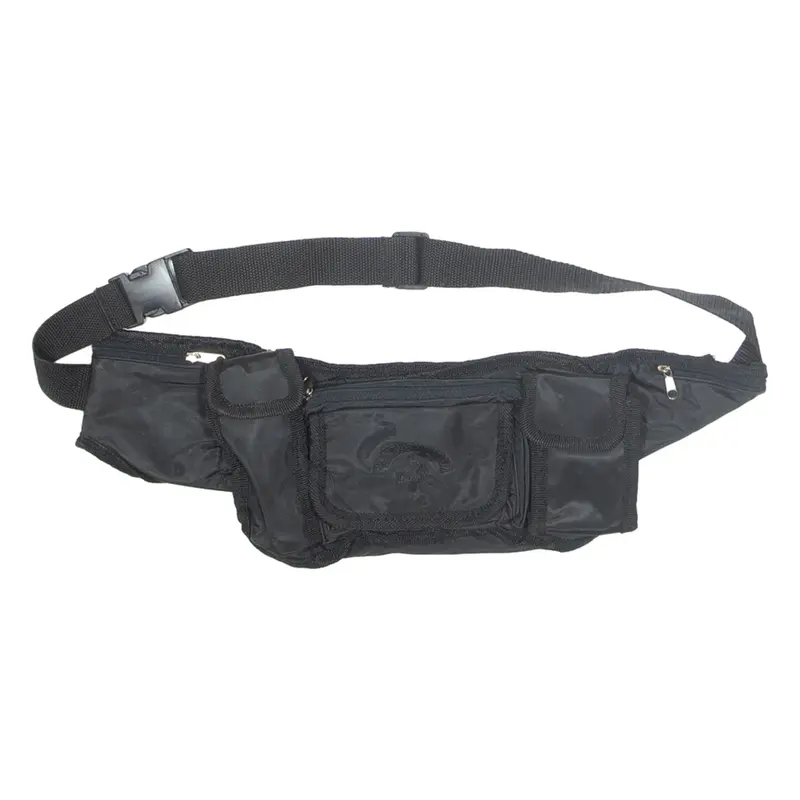 Mens Bum Bag Black 90s