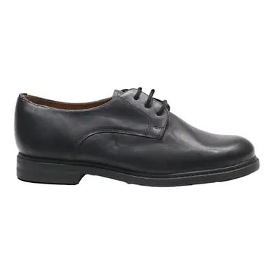 HARDRIGE Derby Shoes Black Leather Womens UK 5