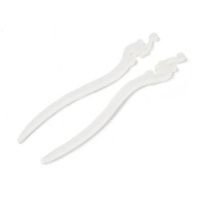 Opaque Acrylic Hair Sticks