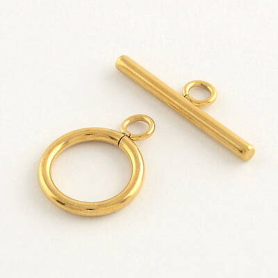 304 Stainless Steel Ring Toggle Clasps