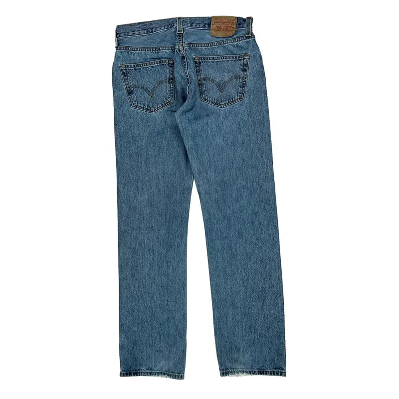 501 Levis Jeans - 32W 32L Blue Cotton