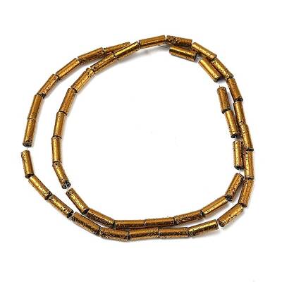 Electroplated Natural Lava Rock Beads Strands