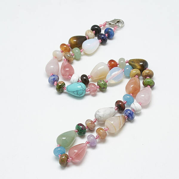 Natural & Synthetic Gemstone Beaded Necklaces