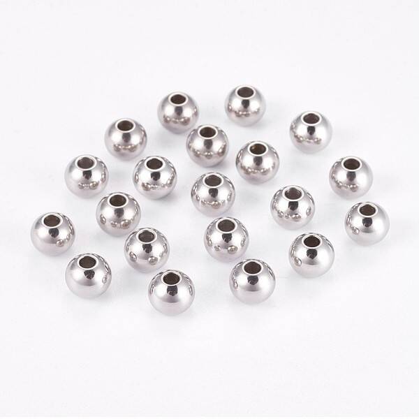 Tarnish Resistant 202 Stainless Steel Rondelle Spacer Beads