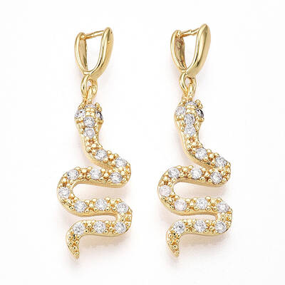 Brass Micro Pave Cubic Zirconia Pendants