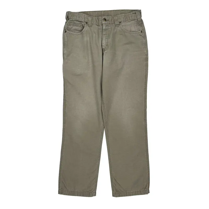 Carhartt Trousers - 33W 31L Beige Cotton