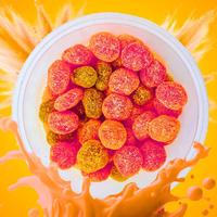 Sour Mango Gushiez 6oz Jar - Sour Candy -  sour snack | Chamoy Calavera sour snack sour belt sweet sour power tiktok viral