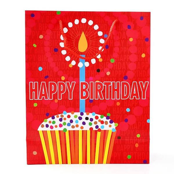 Birthday Theme Rectangle Paper Bags
