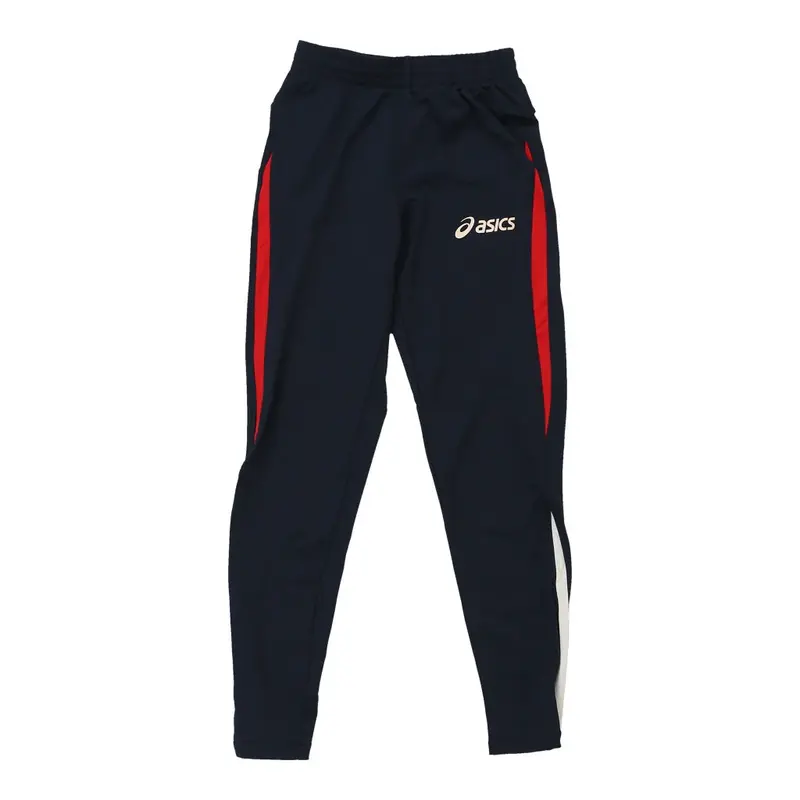 Age 12-13 Asics Tracksuit - Small Navy Polyester