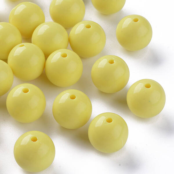 Opaque Acrylic Beads
