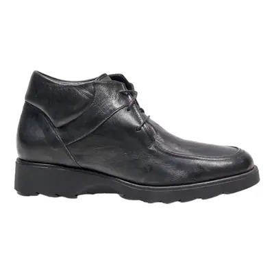 CLARKS Moccasin Shoes Black Leather Mens UK 7