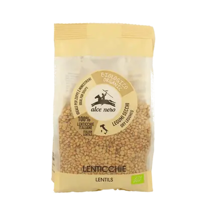 Alce nero spa Organic Dried Lentils Alce Nero 400g