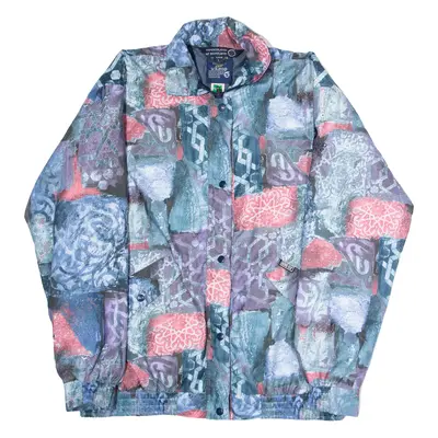SUNDERLAND OF SCOTLAND Gore-Tex Womens Jacket Blue 90s Crazy Pattern L