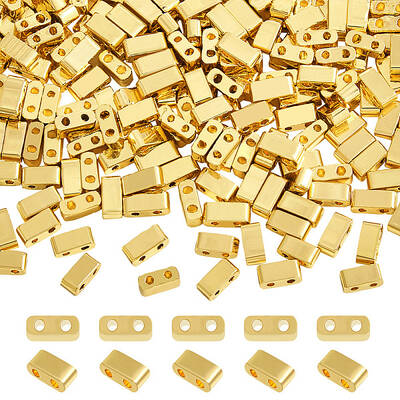 240Pcs Electroplated Glass Seed Beads