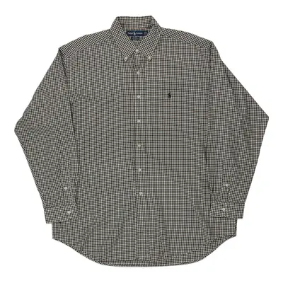 Ralph Lauren Checked Shirt - XL Green Cotton