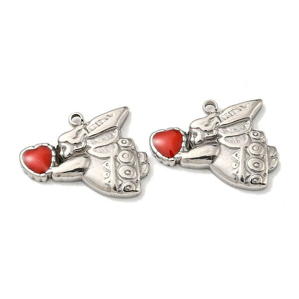 304 Stainless Steel Enamel Charms