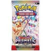 Prismatic Evolution Booster Pack - Trading Card Game with 10 Additional Cards, Live Rips Only