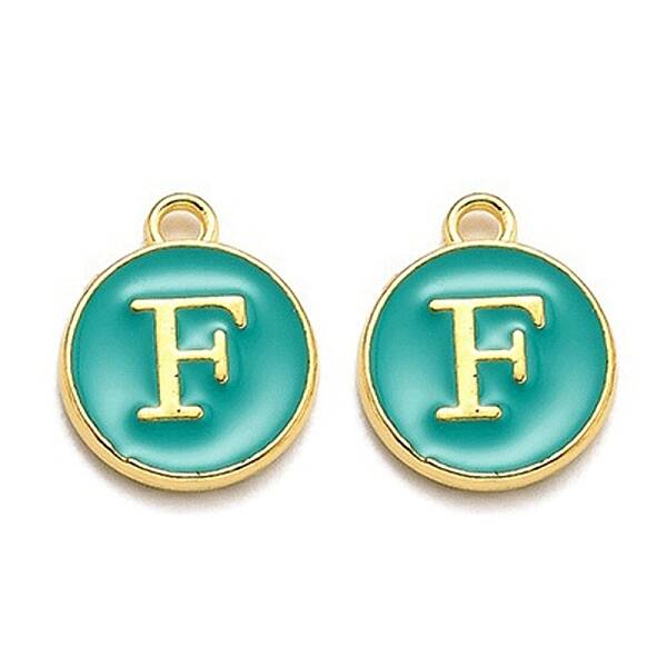 Golden Plated Alloy Enamel Charms