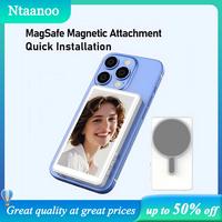 [Father's Day] Ntaanoo Phone Vlog Selfie Monitor Screen, Magnetic Mount for MagSafe, Rear Camera for Selfie Vlog Live Stream,...
