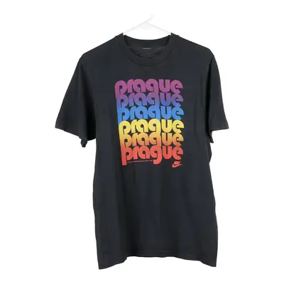Prague Nike T-Shirt - Medium Black Cotton