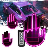 Car Decorative Lights Rechargeable - LED Finger Lights - Fun Car Fingerlights,Three change modes, ambient lighting components...