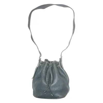 Womens Crossbody Bag Blue Leather