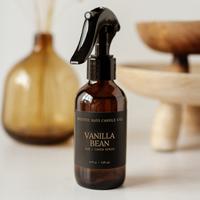 Vanilla Bean Room Spray - 4 oz Glass Bottle - Luxury Fragrance Mist - Air and Linen Spray