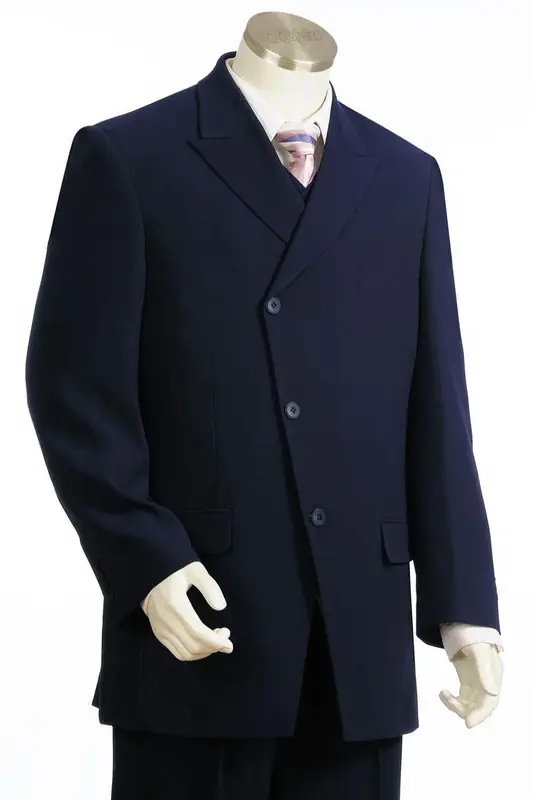 Canto Men's 2 Piece Military Style Suit Button Details & Awards