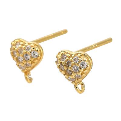 925 Sterling Silver Ear Stud Findings