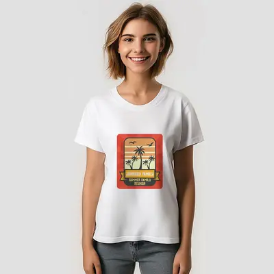 Summer Sunset Family Reunion Palm Tree T-Shirt