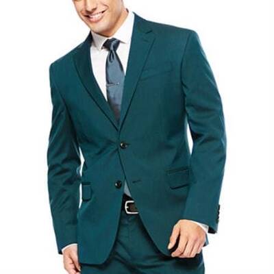 Teal Suit - Dark Teal Suit - Teal Blue Suit