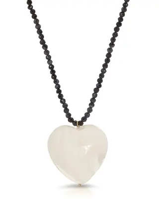 Cuore Grande Necklace | Gemstone: Spinel | Metal Color: Gold