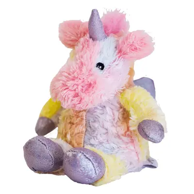 Soframar Hot Water Bottle Unicorn Rainbow Cozy Plush Juniors