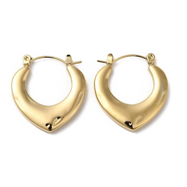 Rack Plating 304 Stainless Steel Hoop Earrings for Women