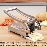 【Father's Day Gift】Stainless Steel French Fry Cutter,Multifunctional Vegetable Slicer,Garlic Chopper,Vegetable and Potato...