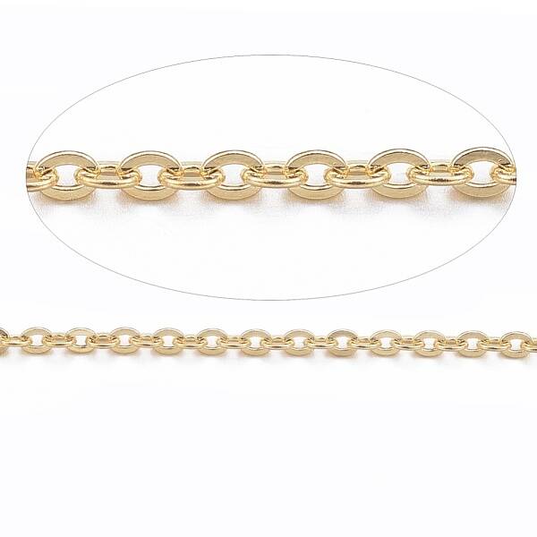 3.28 Feet Ion Plating(IP) 304 Stainless Steel Cable Chains