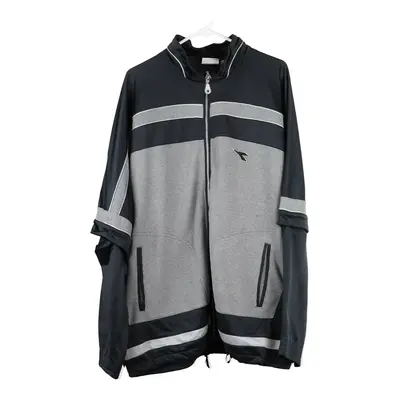 Diadora Track Jacket - XL Block Colour Polyester