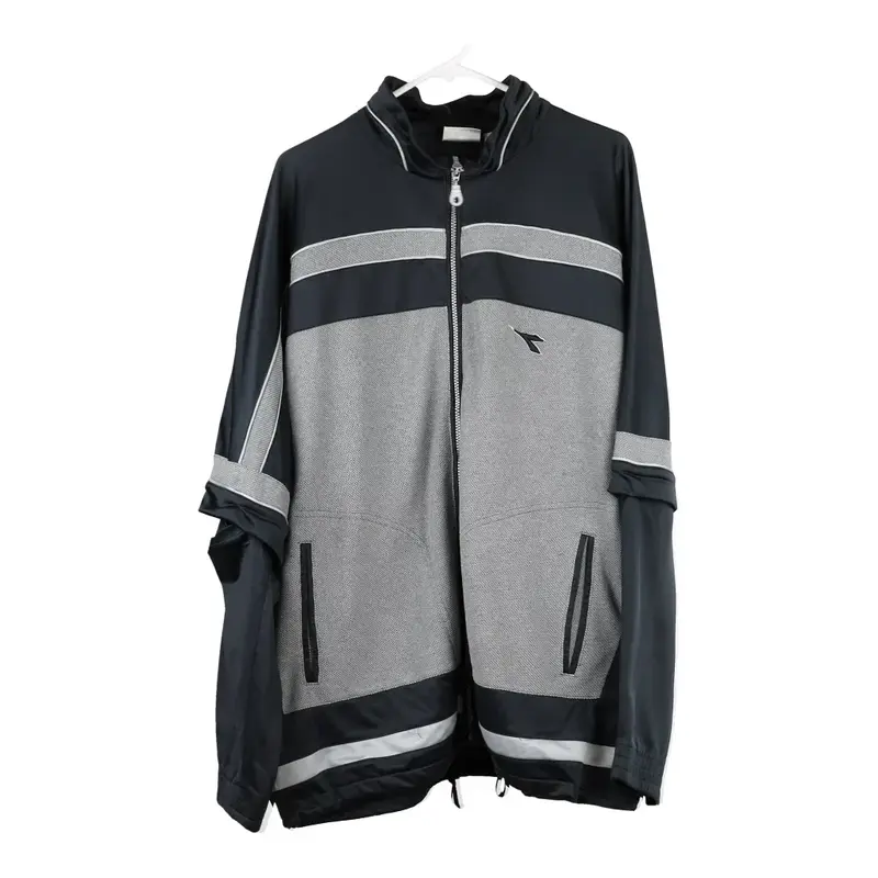 Diadora Track Jacket - XL Block Colour Polyester
