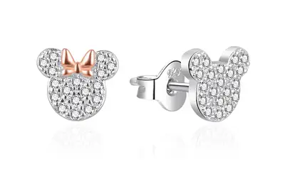 Agato Orecchini Asimmetrici In Argento Minnie E Topolino Agt-Ed022Pw