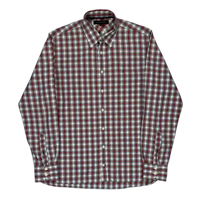 Tommy Hilfiger Checked Patterned Shirt - Medium Multicoloured Cotton