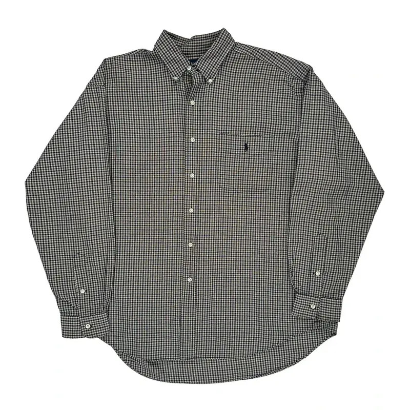 Big Shirt Ralph Lauren Checked Shirt - Large Multicoloured Cotton