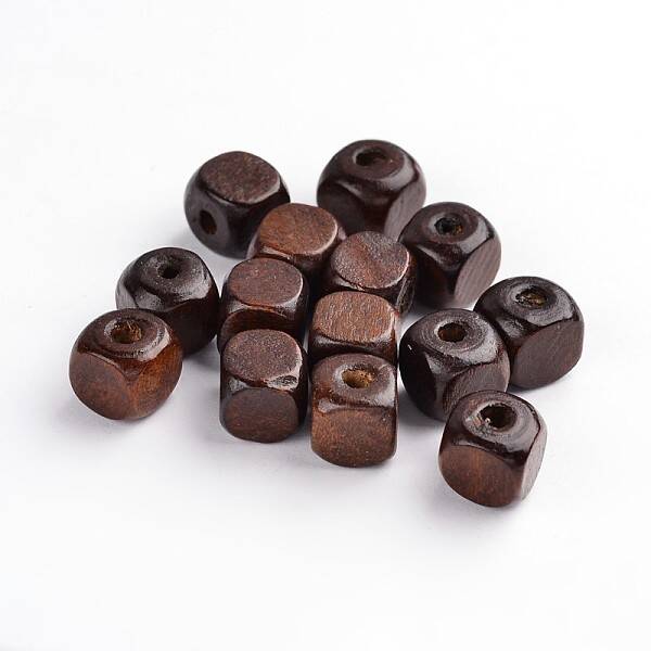 Dyed Natural Wood Beads