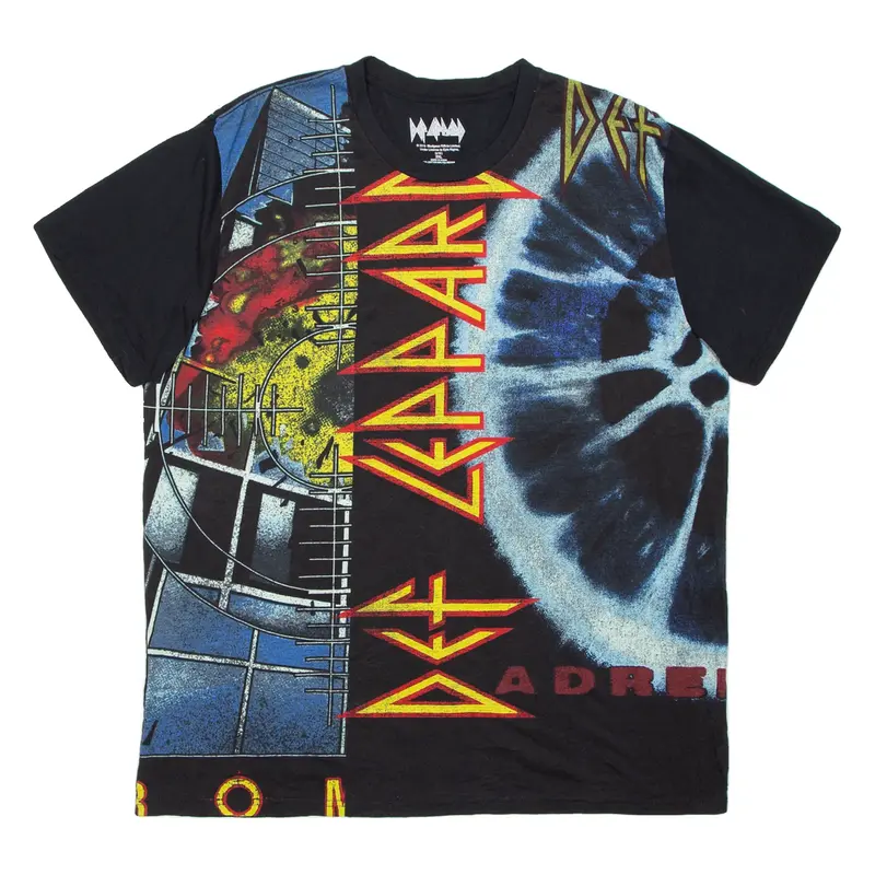 Def Leppard Band Mens T-Shirt Black USA 2XL